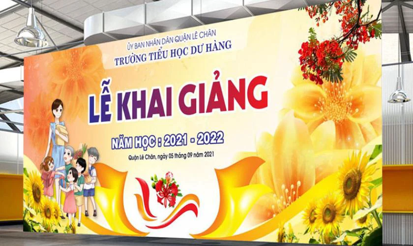 Trang trí Back to School 2025 với phông nền đơn giản