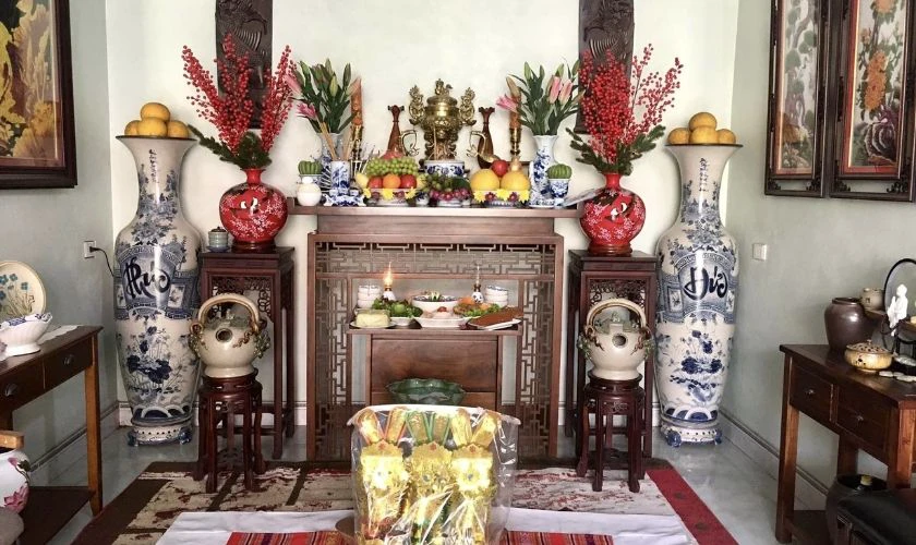 Cách trang trí bàn thờ khu vực miền Bắc