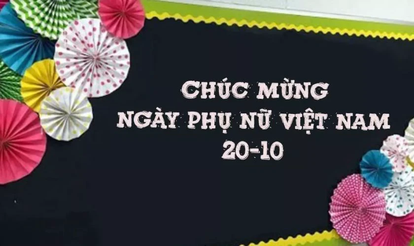 Trang trí bảng bằng giấy