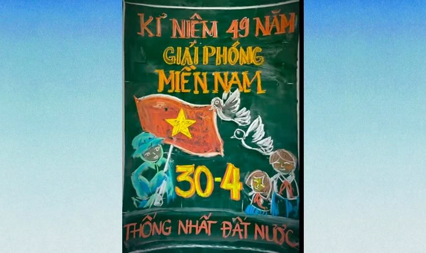 Mẫu trang trí bảng chủ đề công dân Việt Nam