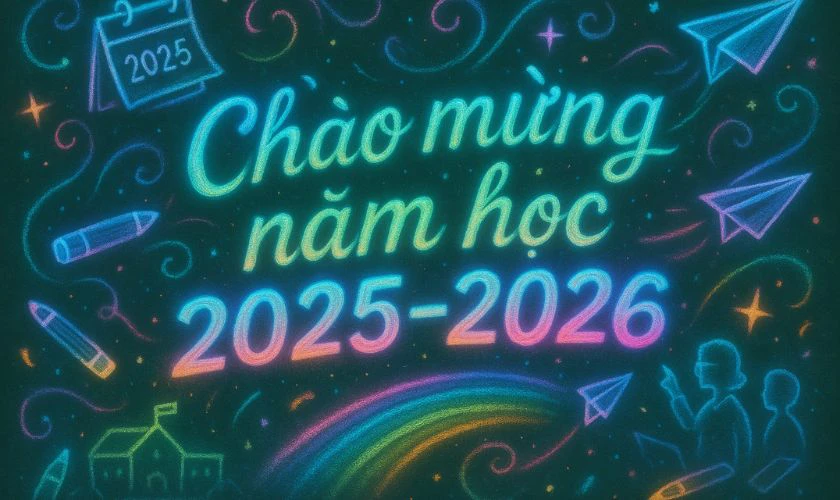 Trang trí bảng nhiều màu sắc