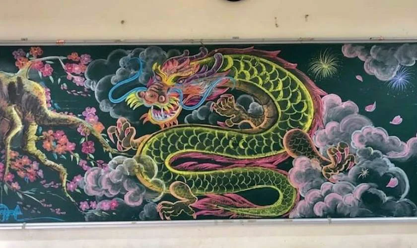 Vẽ bảng Giỗ Tổ Hùng Vương đẹp, lạ 2026