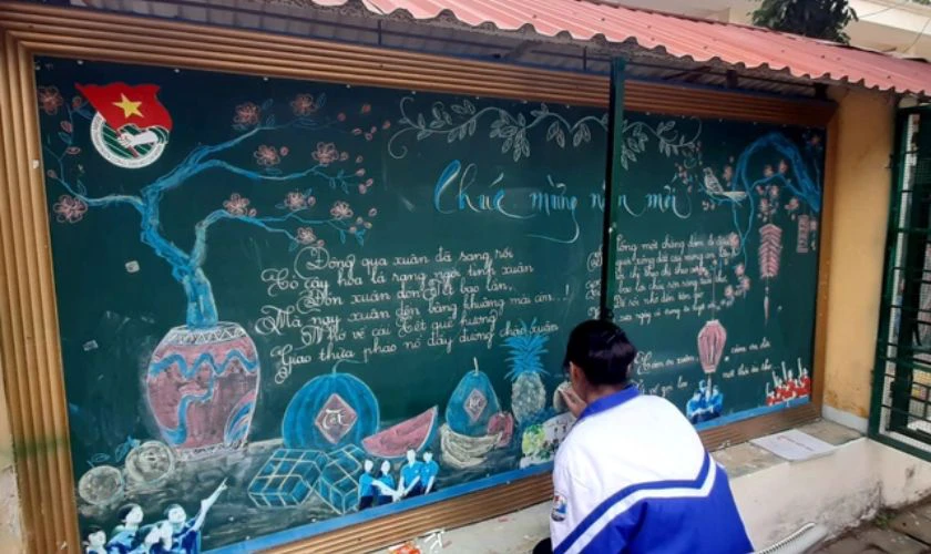 Trang trí bảng đẹp và bắt mắt