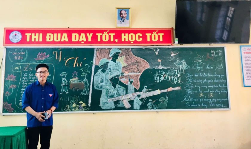 Bảng trang trí mừng ngày 10/3