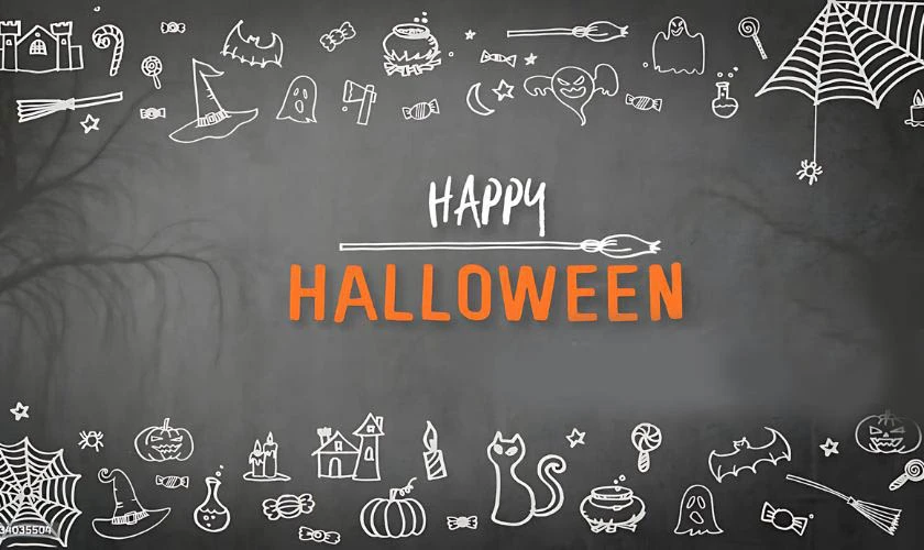 Những lưu ý khi trang trí bảng Halloween