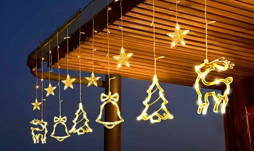 Decor Noel bằng đèn led đẹp và sáng tạo