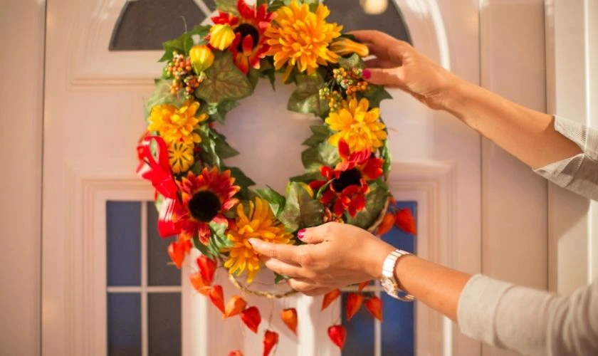 Treo vòng nguyệt quế trang trí Giáng Sinh 2024