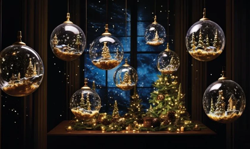 Biến tấu quả châu với đèn LED để đón Giáng Sinh