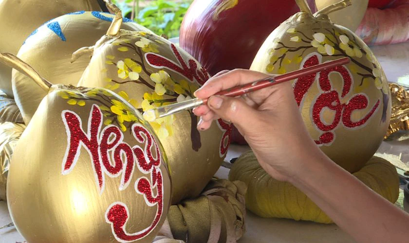 Trang trí dừa Tết có ý nghĩa gì?