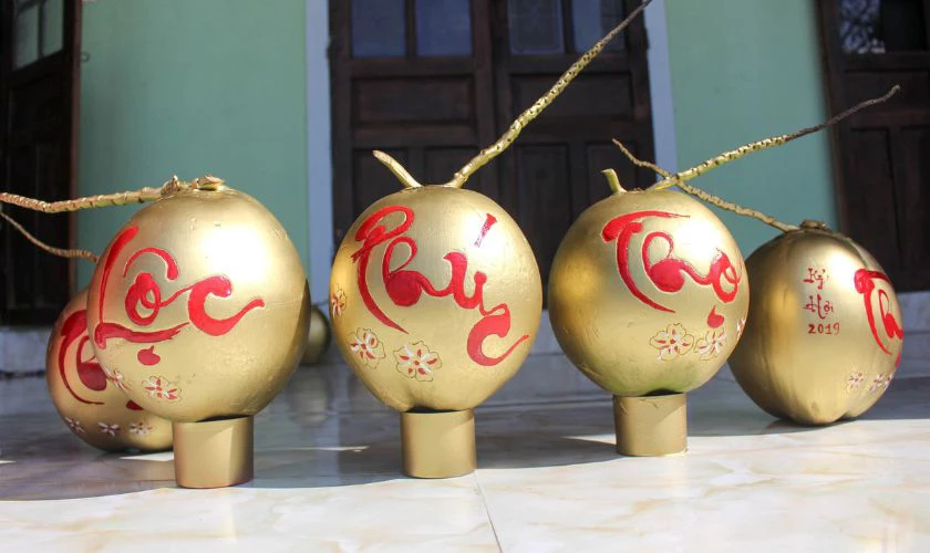 Trang trí dừa Tết phong cách truyền thống cần chuẩn bị gì?