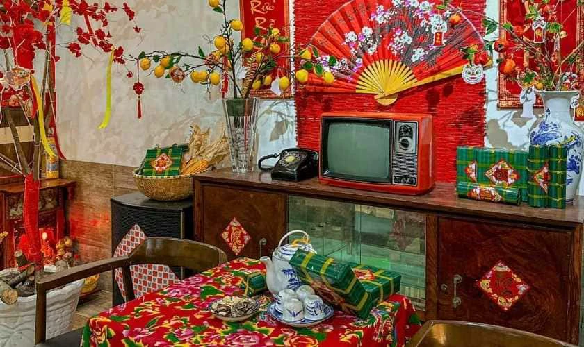 Trang trí với vải chăn con công độc đáo