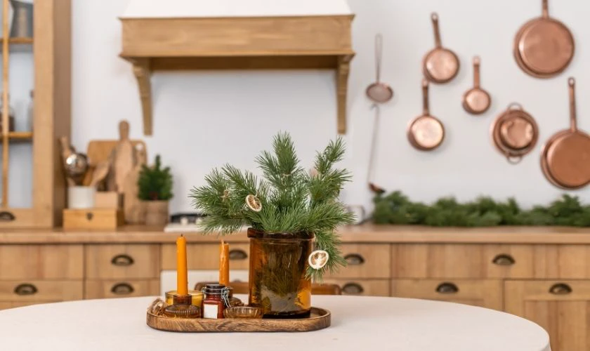 Mẫu trang trí Giáng sinh bàn ăn