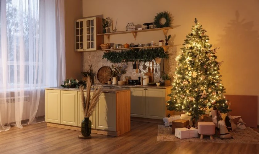 Mẫu trang trí Noel cho phòng bếp