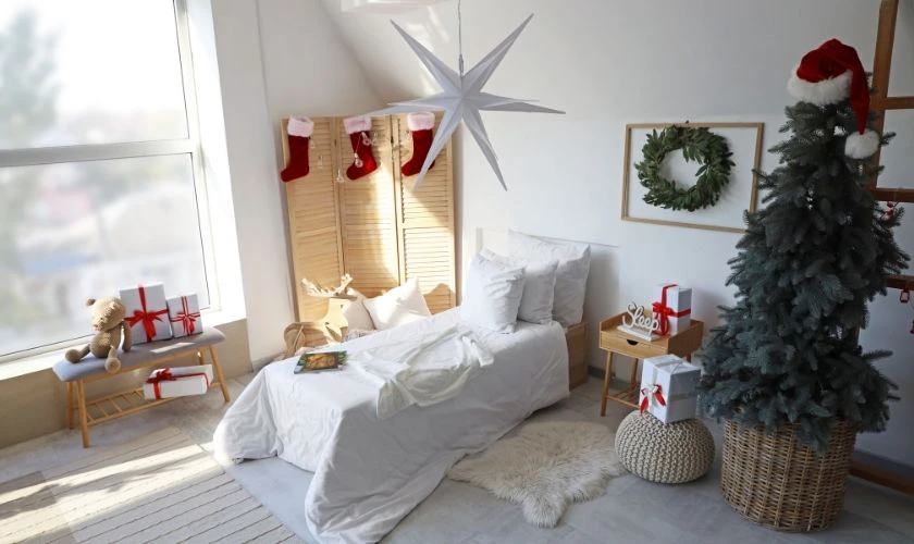 Mẫu trang trí Noel phòng ngủ