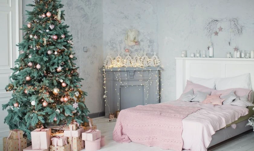 Gợi ý kiểu trang trí Noel phòng ngủ