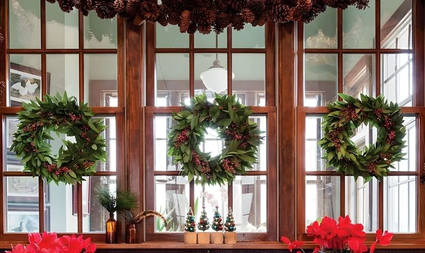 Trang trí Noel cho cửa sổ