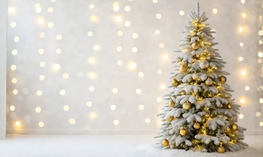 Trang trí Giáng sinh bằng hiệu ứng tuyết giả