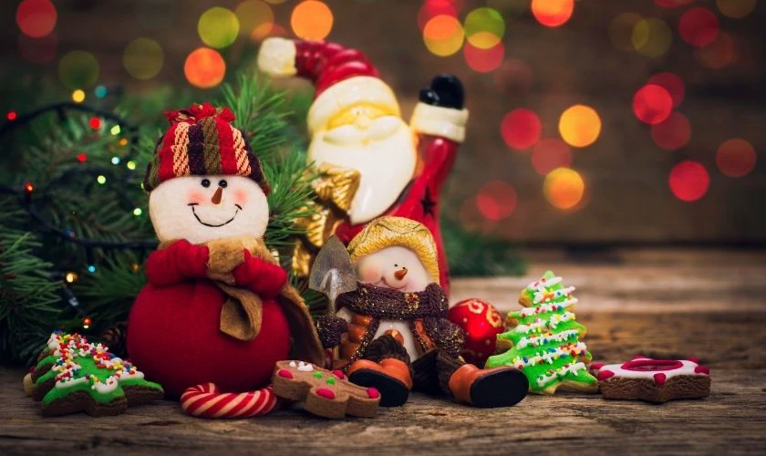 Cách trang trí Noel bằng mô hình người tuyết