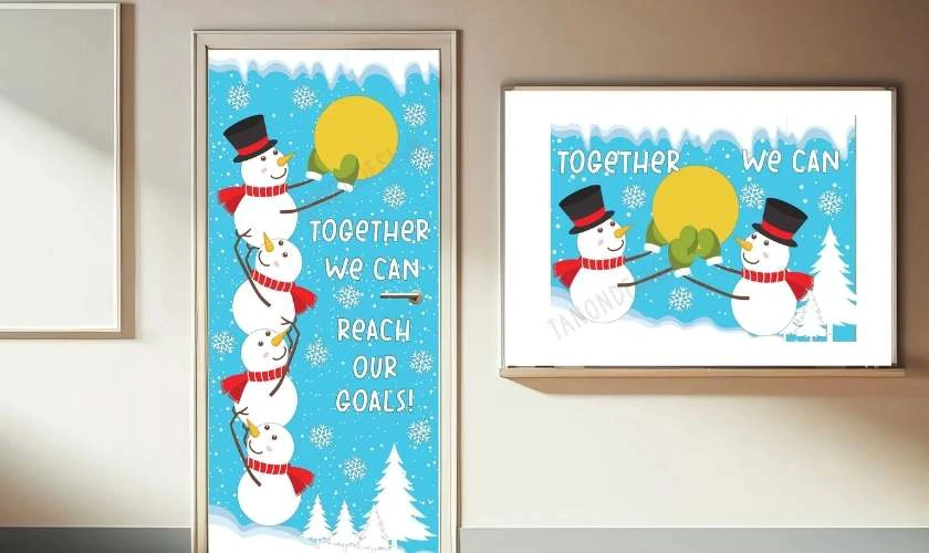 Decor Noel đặc biệt với người tuyết sinh động