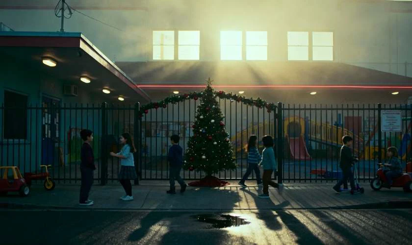 Trang trí Giáng sinh mầm non gần gũi