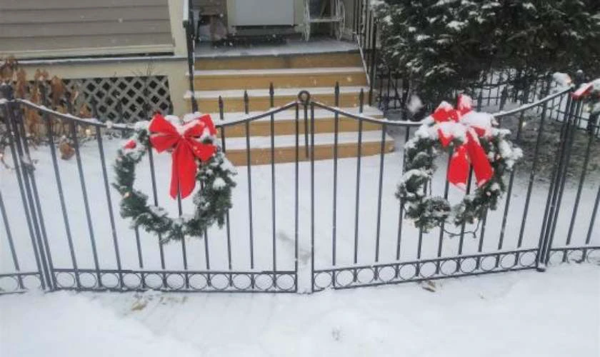 Decor Noel đặc biệt với tuyết trắng trong trẻo