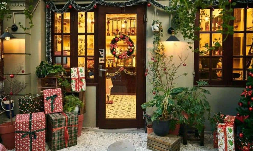 Treo dây trang trí Giáng sinh sáng tạo