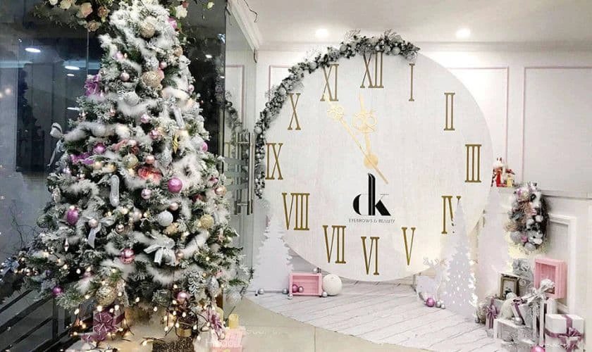 Tạo backdrop chụp hình Giáng sinh đẹp