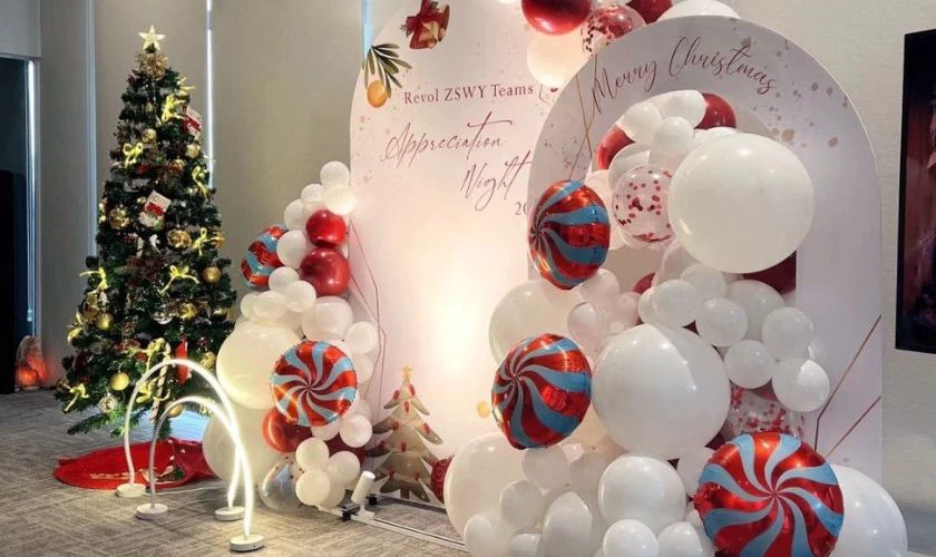 Tạo backdrop chụp hình Giáng sinh mới