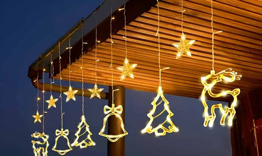 Treo đèn LED trên cửa