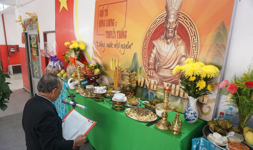 Mâm cúng Giỗ tổ Hùng Vương
