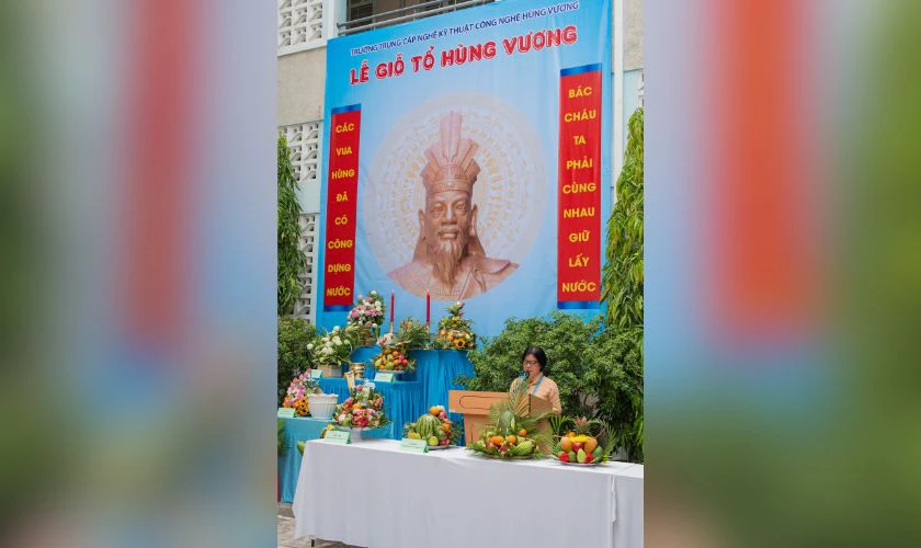 Hình ảnh trang trí Giỗ tổ Hùng Vương
