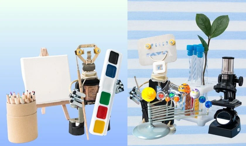 Trang trí và bố trí đạo cụ theo chủ đề