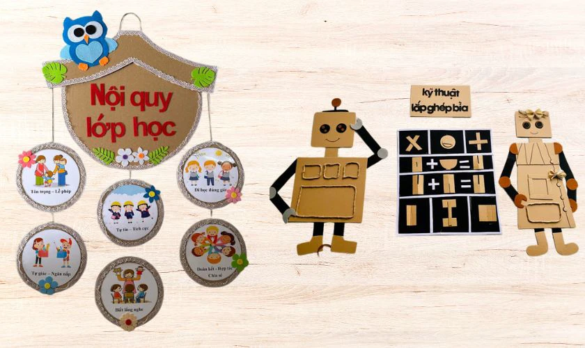 Gắn nội quy và hướng dẫn sử dụng góc chơi