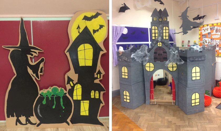 Trang trí Halloween trong lớp học độc đáo