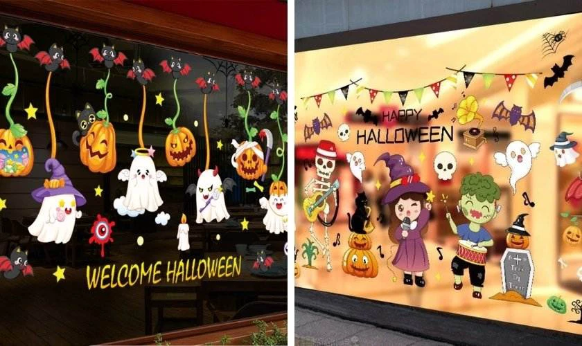 Trang trí Halloween mầm non đáng yêu