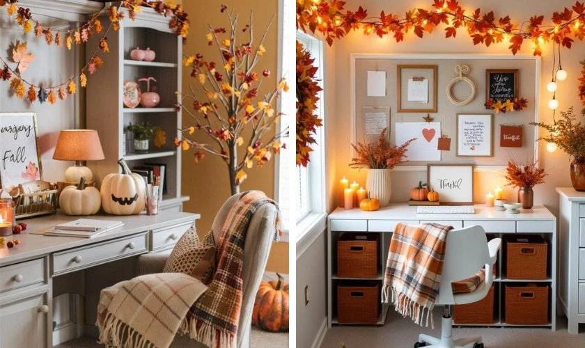 Decor bàn làm việc chủ đề ma quái