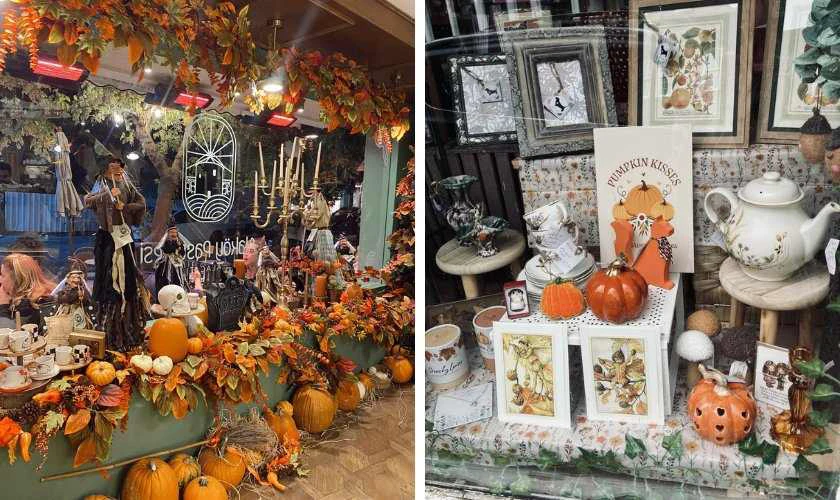 Decor Halloween tại quán cafe
