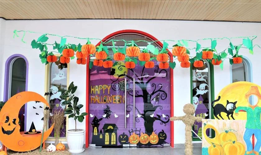 Cách trang trí Halloween cho lớp học dễ thương