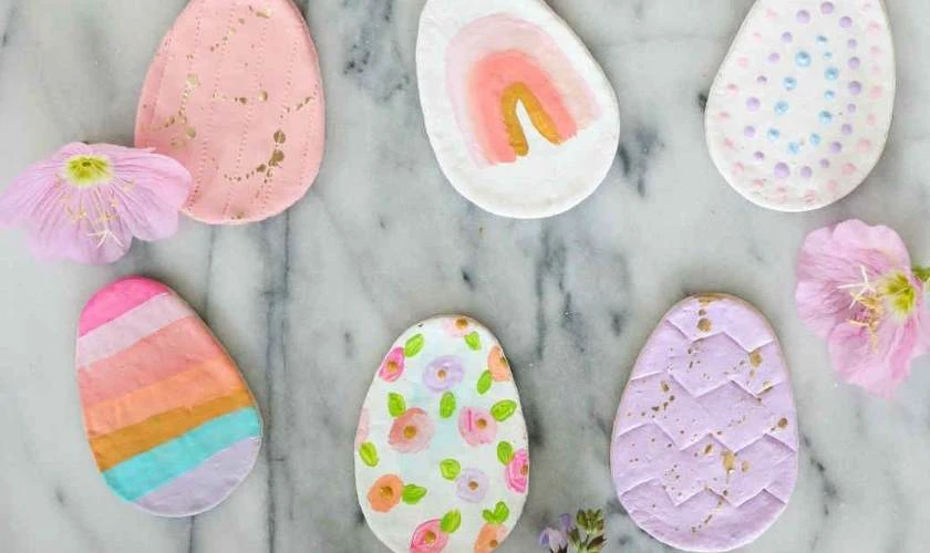 Decor Easter Day 2026 với sticker độc đáo