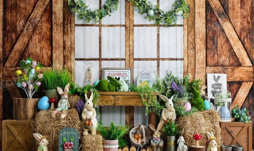 Mẫu trang trí Lễ Phục Sinh 2026 tại nhà lung linh