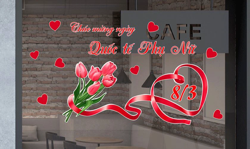 Trang trí lớp 8/3 bằng decal dán tường
