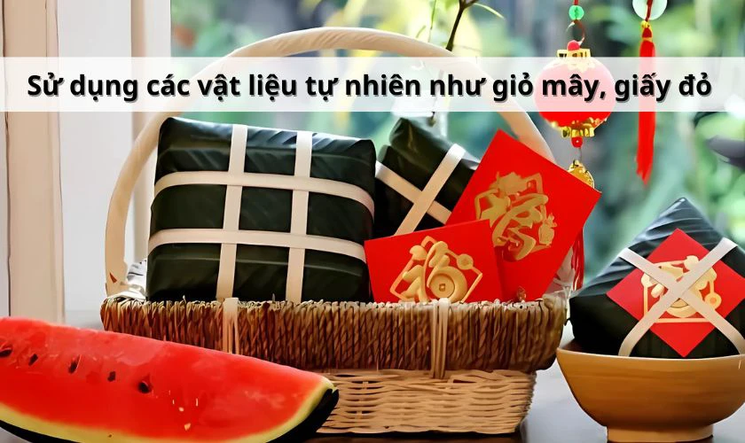 Sử dụng vật liệu tự nhiên