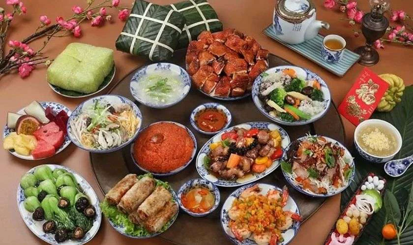 Lưu ý khi trang trí mâm bánh chưng ngày Tết