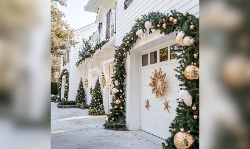 Trang trí Giáng sinh ngoài trời tại nhà