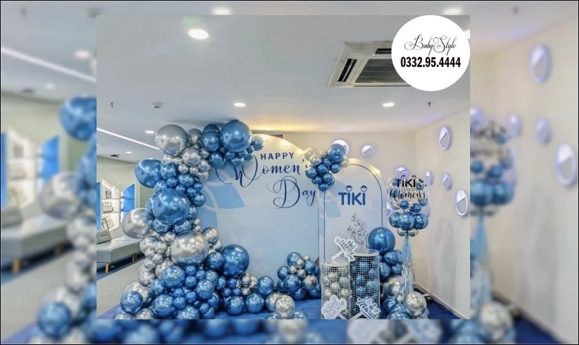 Trang trí làm nổi bật logo thương hiệu