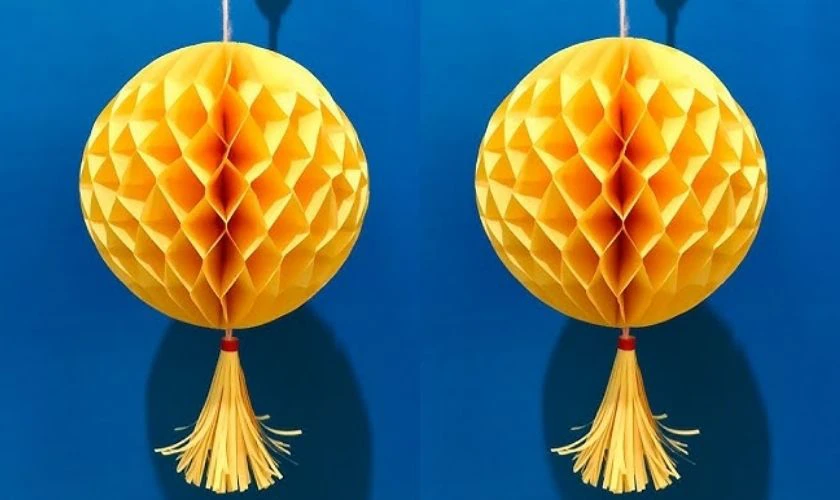 Trang trí Tết mầm non 2026 bằng quả cầu hoa