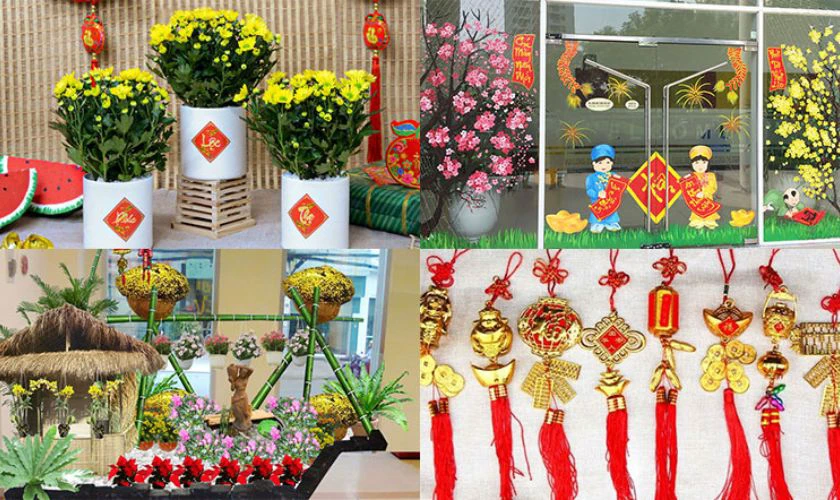 Lưu ý khi trang trí văn phòng ngày Tết 2026 Bính Ngọ
