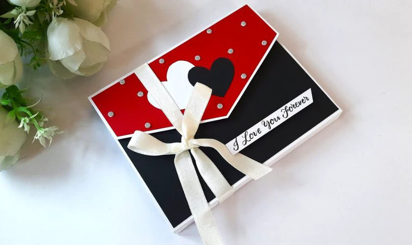 Mẫu trang trí thiệp 14/2 tặng bạn gái