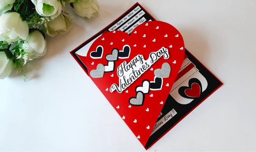 Trang trí thiệp 14/2 tặng bạn gái