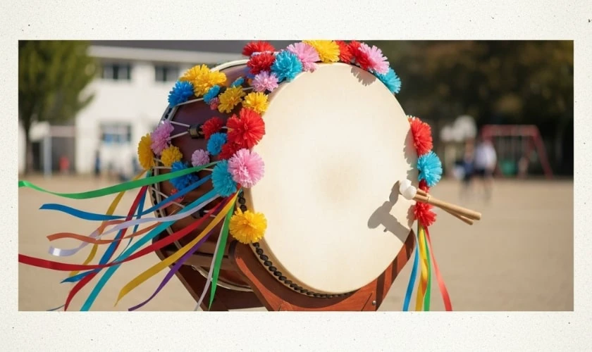 Trang trí phụ kiện như hoa giấy